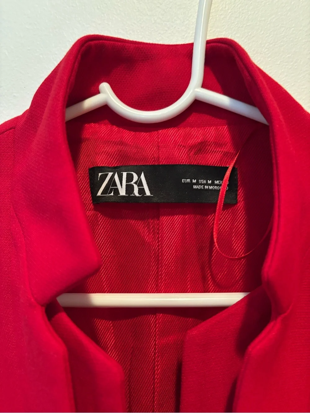 Zara vest dress red women’s size M